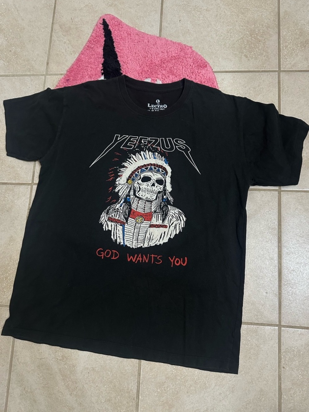 Yeezus Graphic Tee in Black Like New